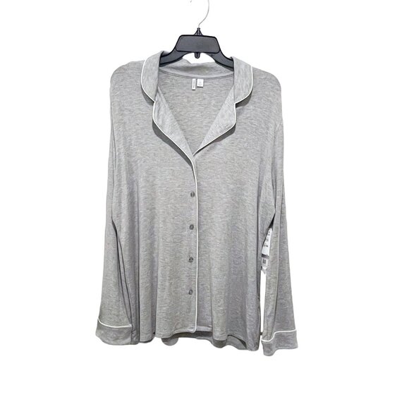 Nordstrom Moonlight Eco Knit Pajama Set — Heather Gray — NWT — Size L - Picture 7 of 13